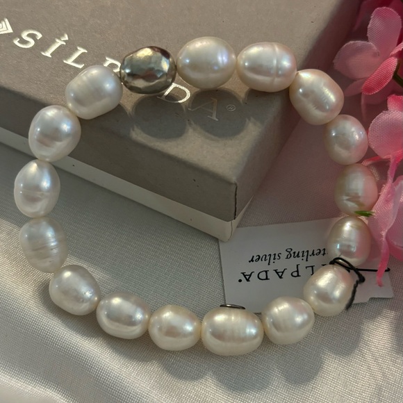 Silpada SHINE ON PEARL Stretch Bracelet B2894 - Picture 3 of 13